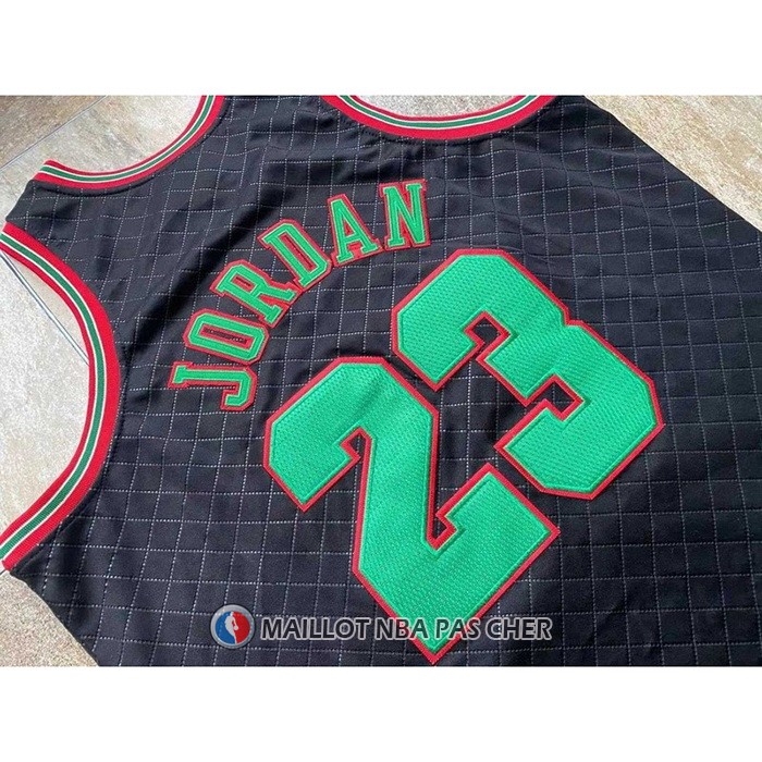 Maillot Chicago Bulls Michael Jordan NO 23 Mitchell & Ness 1997-98 Noir